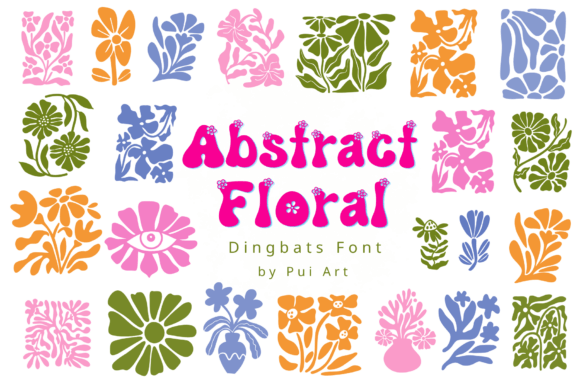 Abstract Floral: A Hand-Crafted Typeface for Editorial Design