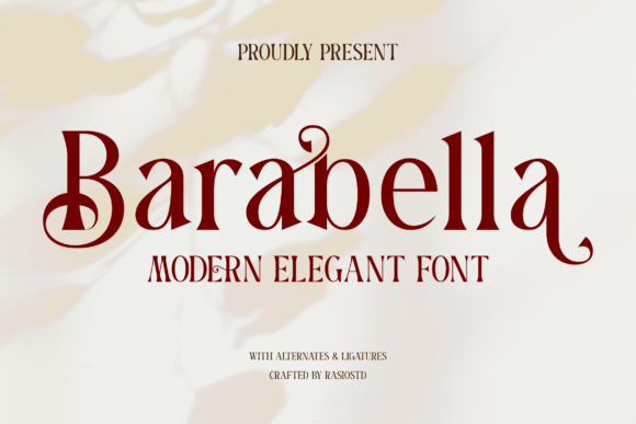 Barabella: A Modern Serif Font for Elegant Crafters