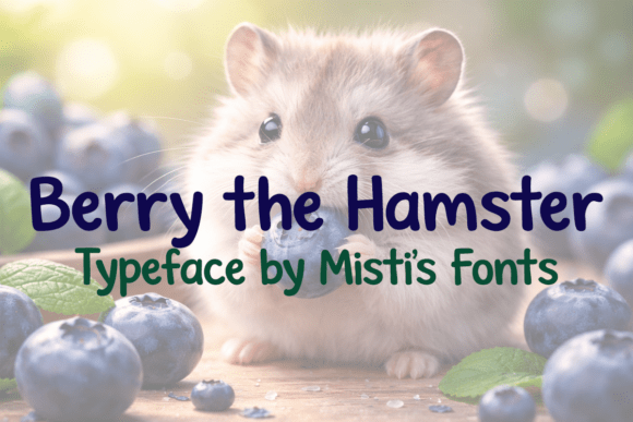Berry the Hamster: A Cute Handwritten Font for Web Design