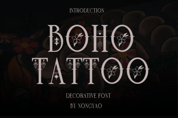 Boho Tattoo Font for Scroll-Stopping Social Media