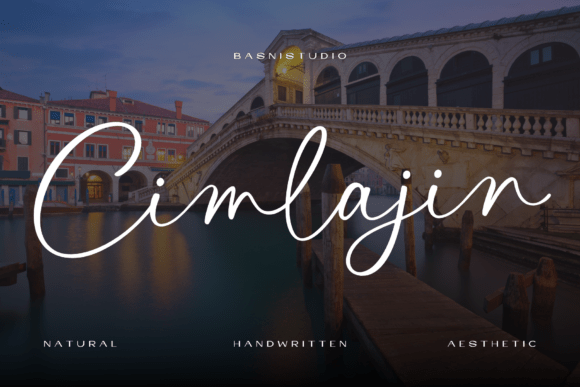 Cimlajin: The Fluid Script Font for Romantic Campaigns
