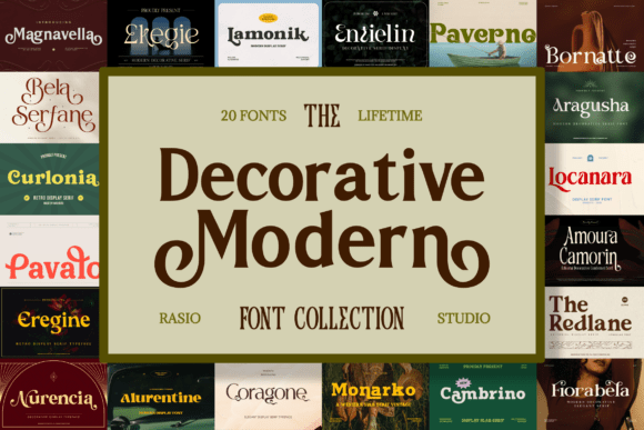 Decorative Modern: The Ultimate Serif Font Bundle