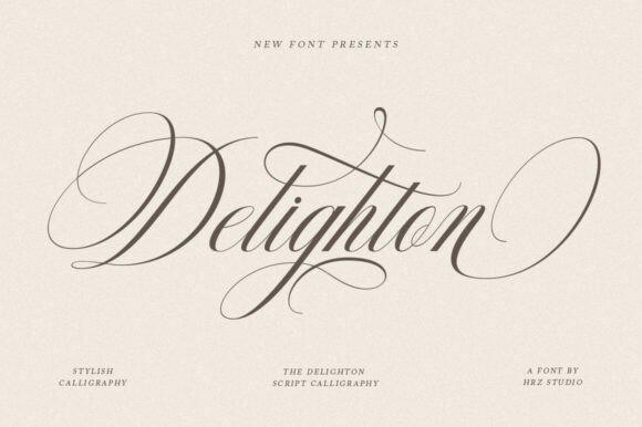 Delighton Script: A Modern Typeface for Web Design