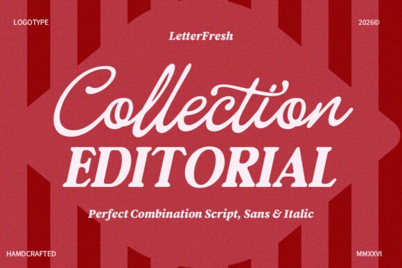 Editorial Collection Duo Font for Campaign Design