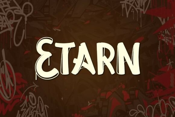 Etarn: The Expressive Decorative Font for Bold Campaigns