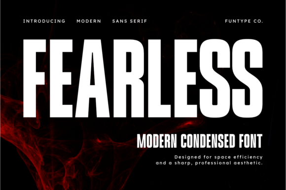 Fearless: The Condensed Sans Serif Font for Web Design