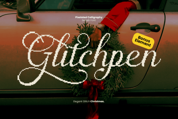 Glitchpen: The Pixelated Script Font for Digital Marketers