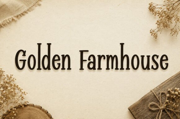 Golden Farmhouse Typeface Review