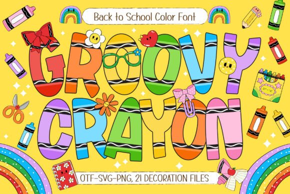 Groovy Crayon: A Playful Hand-Drawn Font for Editors