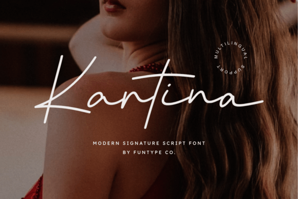 Kartina: A Modern Script Font for Editorial Design