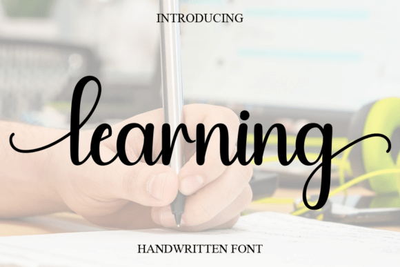 Learning Font: A Sweet Script Typeface Review