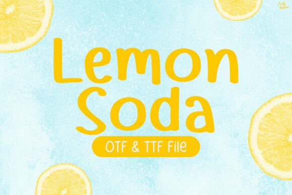 Lemon Soda: A Bold Handwritten Font for Makers