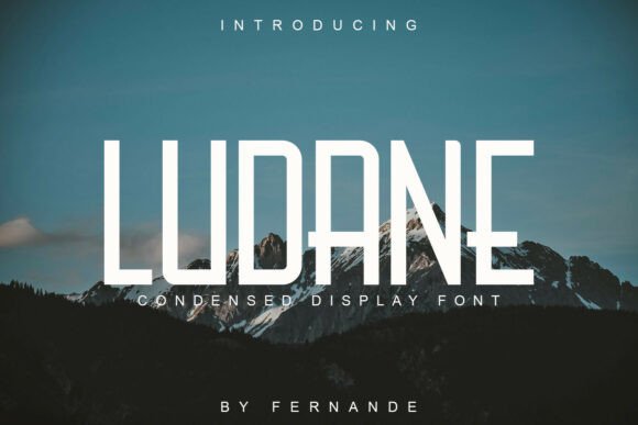 Ludane: The Modern Condensed Font for Bold Branding