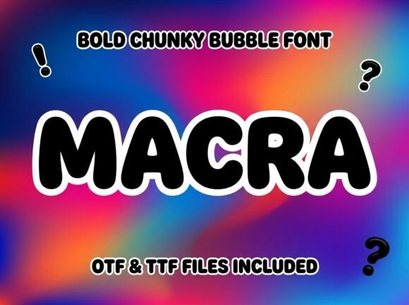 Macra: A Decorative Display Font for Web Design