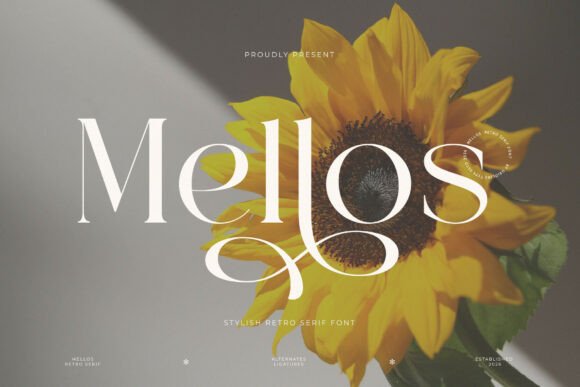 Mellos: Elegant Display Serif Font for Web Design