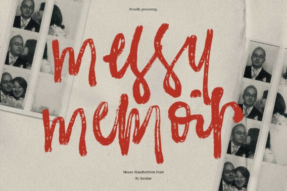 Messy Memoir: A Raw Handwritten Font for Makers