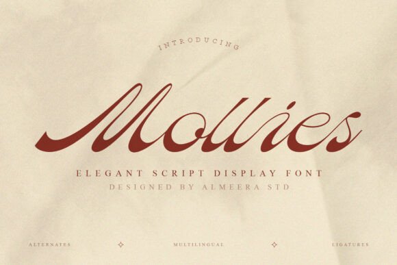 Mollies: The Elegant Script Font for Makers