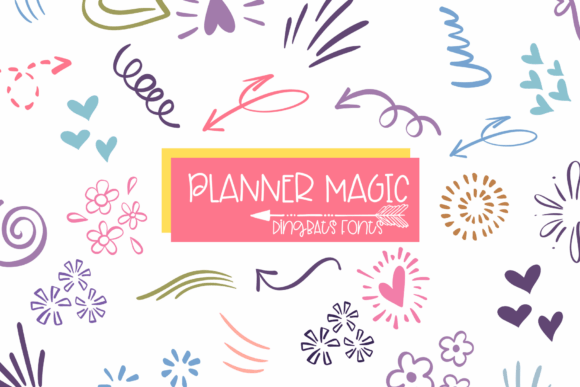 Planner Magic: A Whimsical Typeface for Editorial Charm