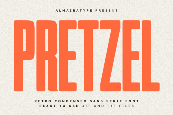Pretzel Font: A Bold Retro Sans Serif for Modern Design