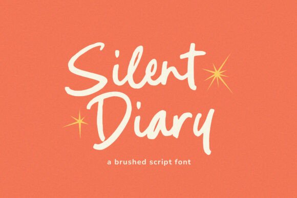 Silent Diary: The Modern Brush Script Font for Campaigns