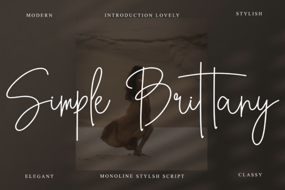 Simple Brittany Typeface for Clear Campaigns