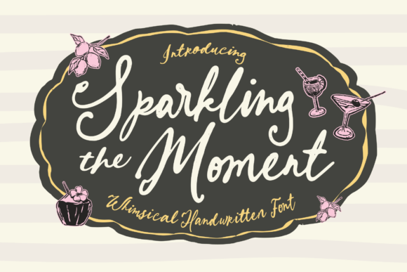 Sparkling Moment Font for Editorial Design