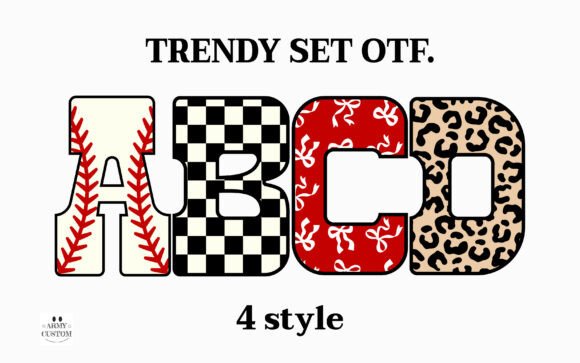 Trendy Set Typeface for Bold Branding