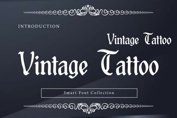 Vintage Tattoo Font for Bold Brand Identity
